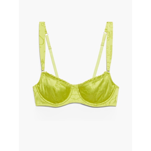 New Savage Fenty Heavenly Satin Unlined Balconette Bra Size 34C - Picture 4 of 8